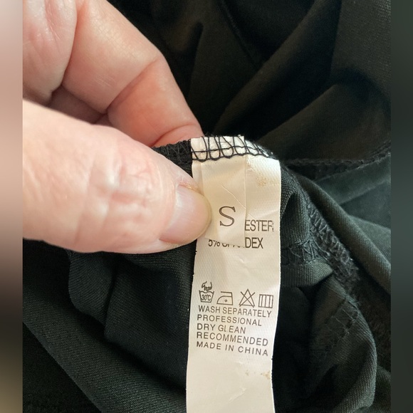 Sexy One Piece Black Knee Length Romper Size Small - Picture 9 of 9